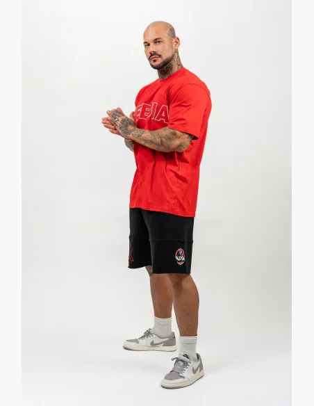 NEBBIA • Maglietta a maniche corte LEGACY rossa • Nebshop.it