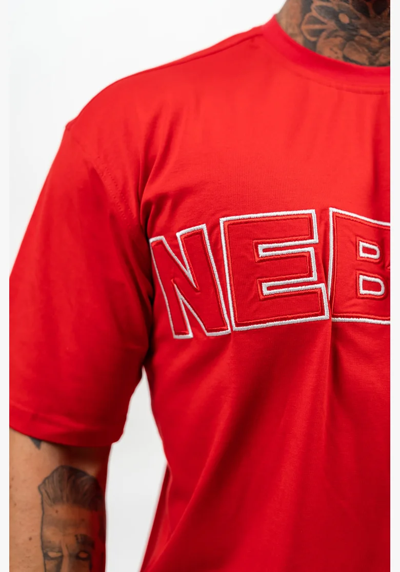 NEBBIA • Maglietta a maniche corte LEGACY rossa • Nebshop.it
