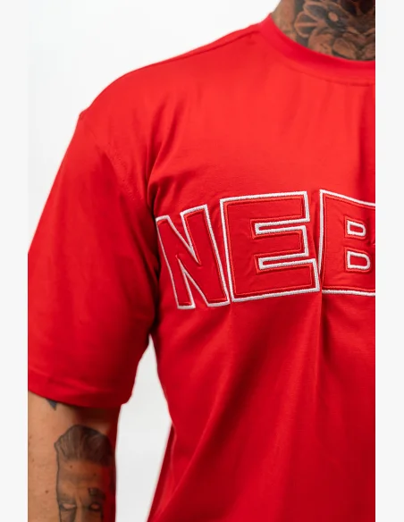 NEBBIA • Maglietta a maniche corte LEGACY rossa • Nebshop.it