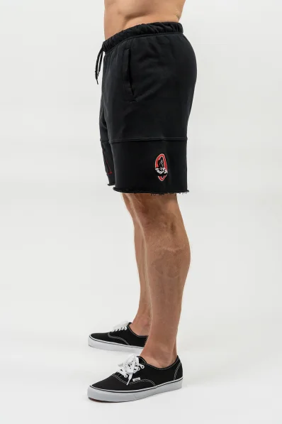 NEBBIA • Pantaloni corti da jogging STAGE-READY neri • Nebshop.cz