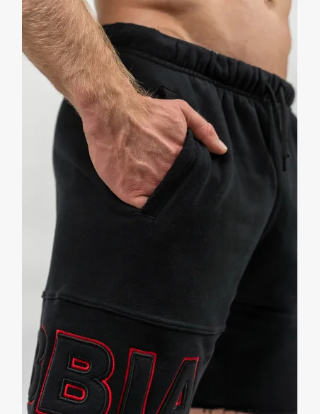 NEBBIA • Pantaloni corti da jogging STAGE-READY neri • Nebshop.cz