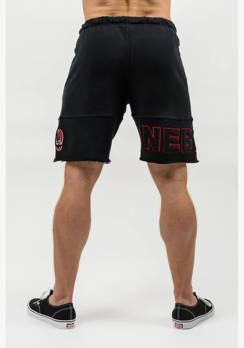 NEBBIA • Pantaloni corti da jogging STAGE-READY neri • Nebshop.cz