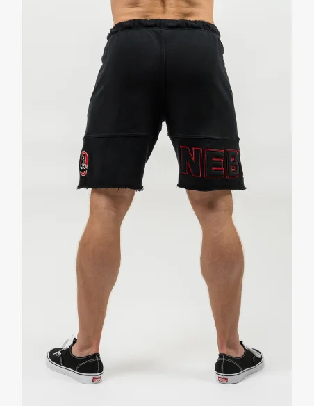 NEBBIA • Pantaloni corti da jogging STAGE-READY neri • Nebshop.cz