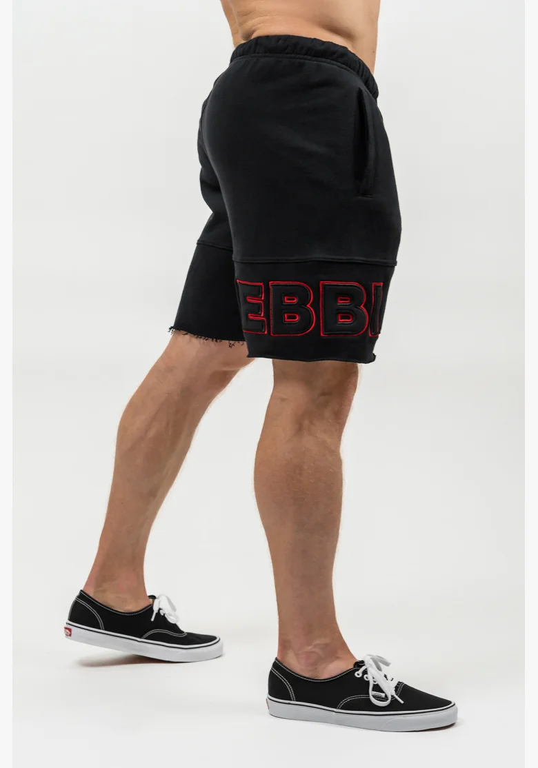 NEBBIA • Pantaloni corti da jogging STAGE-READY neri • Nebshop.cz