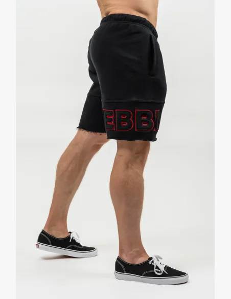 NEBBIA • Pantaloni corti da jogging STAGE-READY neri • Nebshop.cz