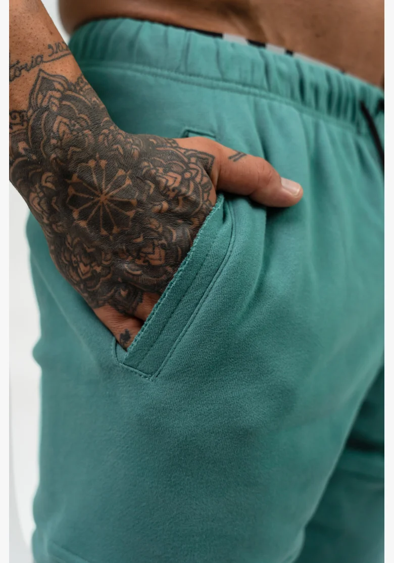 NEBBIA • Pantaloni da training STAGE-READY verde • Nebshop.cz