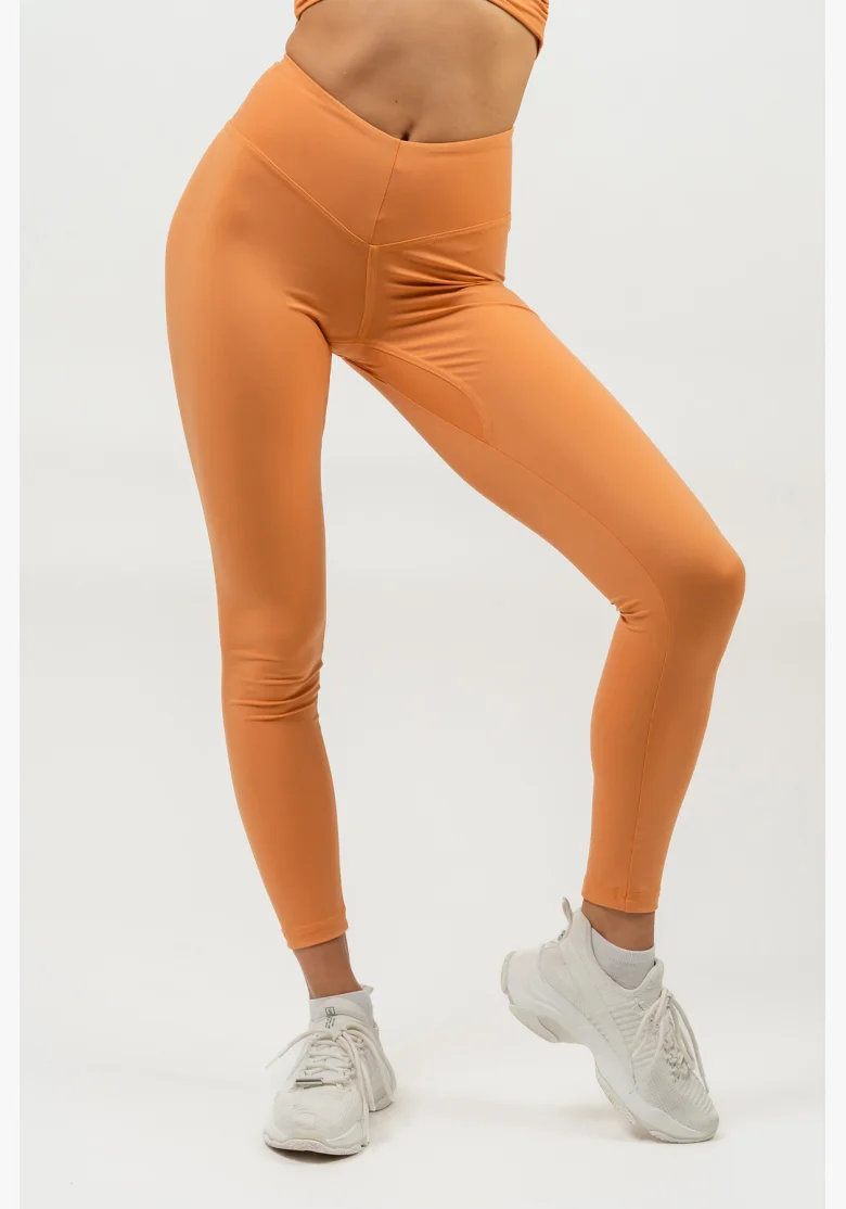 NEBBIA • Leggings a vita alta ELEVATED arancioni • NebShop.cz