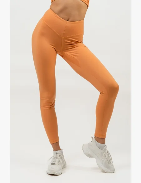 NEBBIA • Leggings a vita alta ELEVATED arancioni • NebShop.cz
