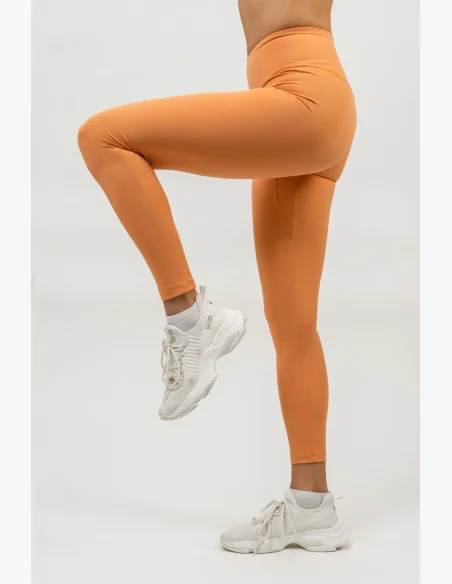 NEBBIA • Leggings a vita alta ELEVATED arancioni • NebShop.cz