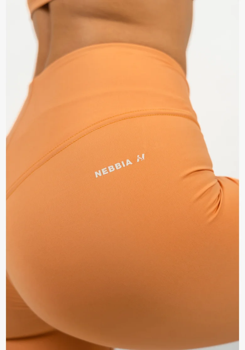 NEBBIA • Leggings a vita alta ELEVATED arancioni • NebShop.cz