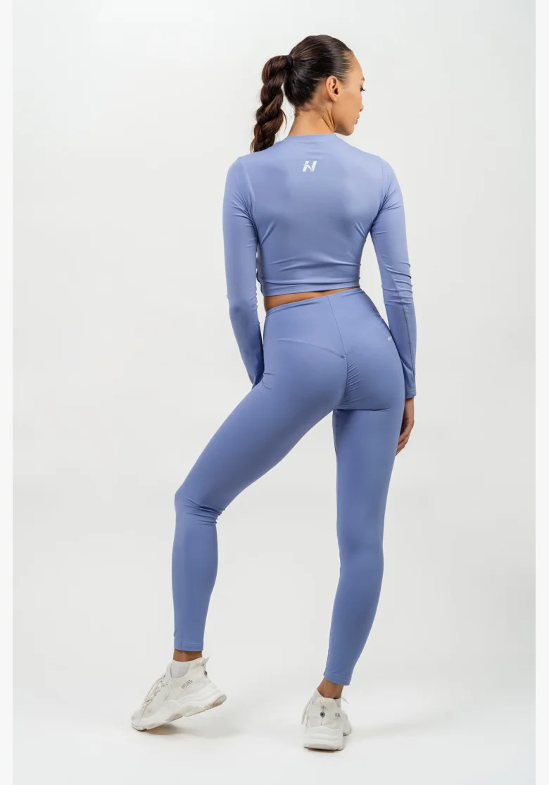 NEBBIA • Leggings con vita alta ELEVATED viola • NebShop.it