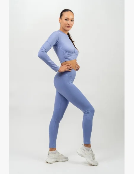 NEBBIA • Leggings con vita alta ELEVATED viola • NebShop.it