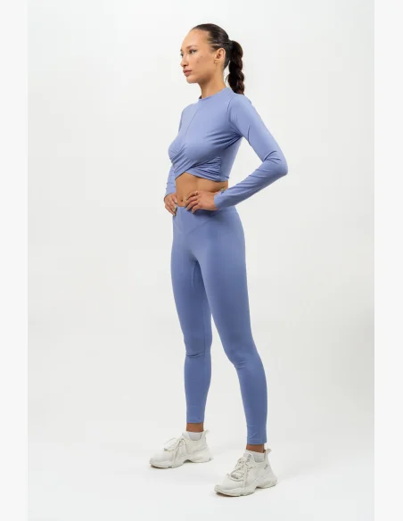 NEBBIA • Leggings con vita alta ELEVATED viola • NebShop.it