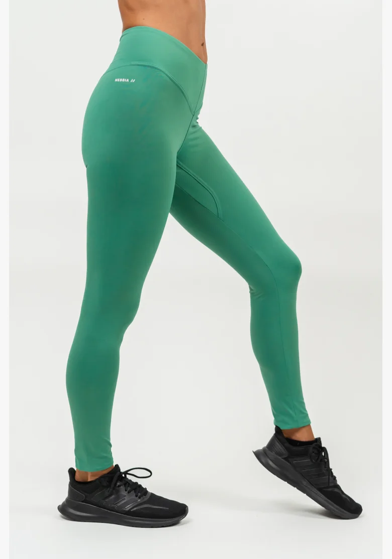 NEBBIA • Leggings a vita alta ELEVATED verde • NebShop.it