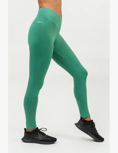 NEBBIA • Leggings a vita alta ELEVATED verde • NebShop.it
