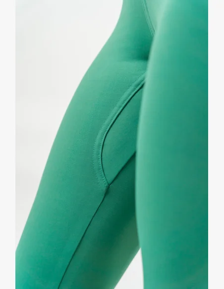 NEBBIA • Leggings a vita alta ELEVATED verde • NebShop.it