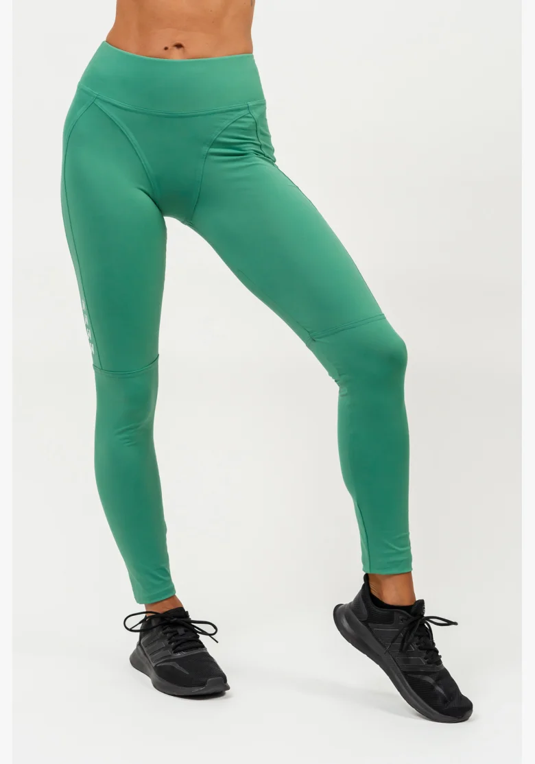NEBBIA • Leggings modellanti con vita alta AGILE verde • NebShop.it
