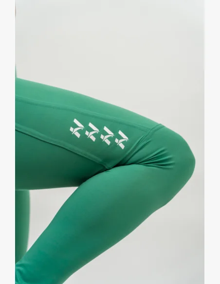 NEBBIA • Leggings modellanti con vita alta AGILE verde • NebShop.it