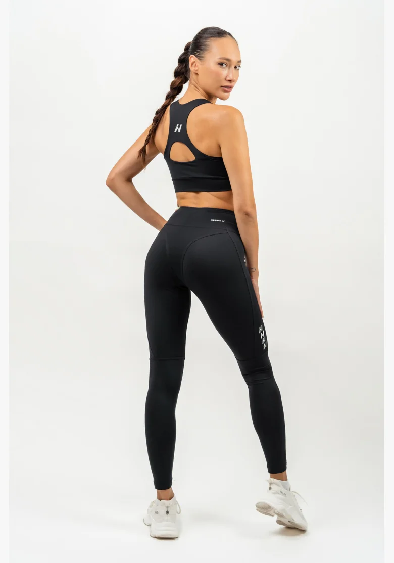NEBBIA • Reggiseno sportivo racer back AGILE nero • NebShop.it