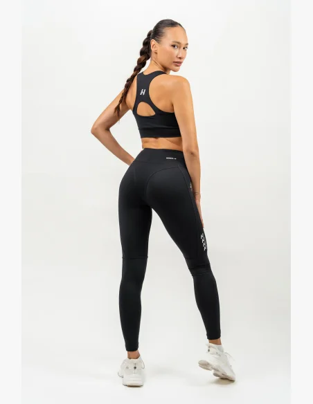 NEBBIA • Reggiseno sportivo racer back AGILE nero • NebShop.it