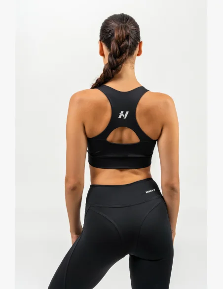 NEBBIA • Reggiseno sportivo racer back AGILE nero • NebShop.it