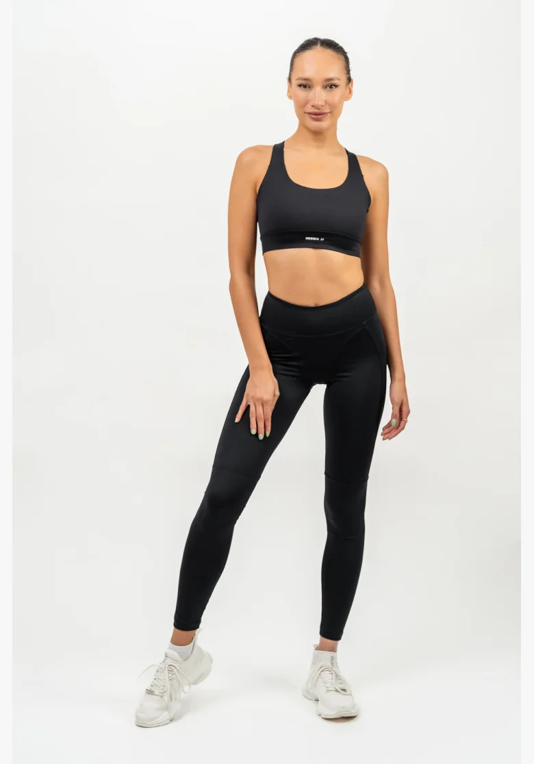 NEBBIA • Reggiseno sportivo racer back AGILE nero • NebShop.it