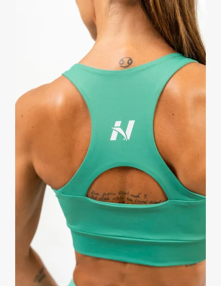 NEBBIA • Reggiseno sportivo racer back AGILE verde • NebShop.cz