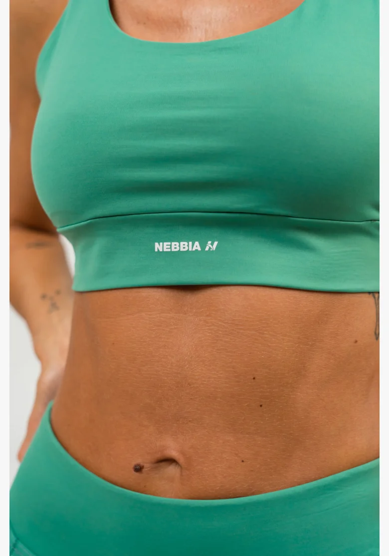 NEBBIA • Reggiseno sportivo racer back AGILE verde • NebShop.cz