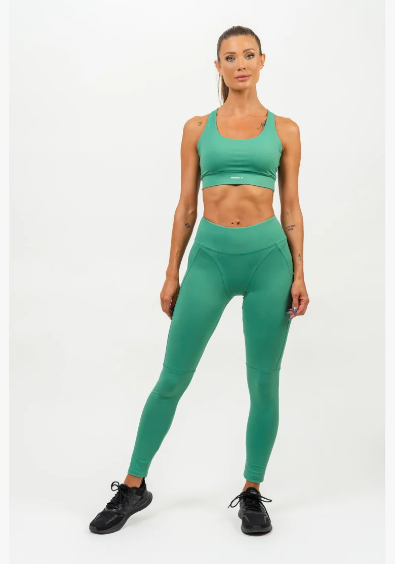NEBBIA • Reggiseno sportivo racer back AGILE verde • NebShop.cz