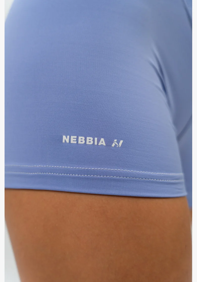 NEBBIA • Pantaloni short in leggings con vita alta AGILE viola • NebShop.it