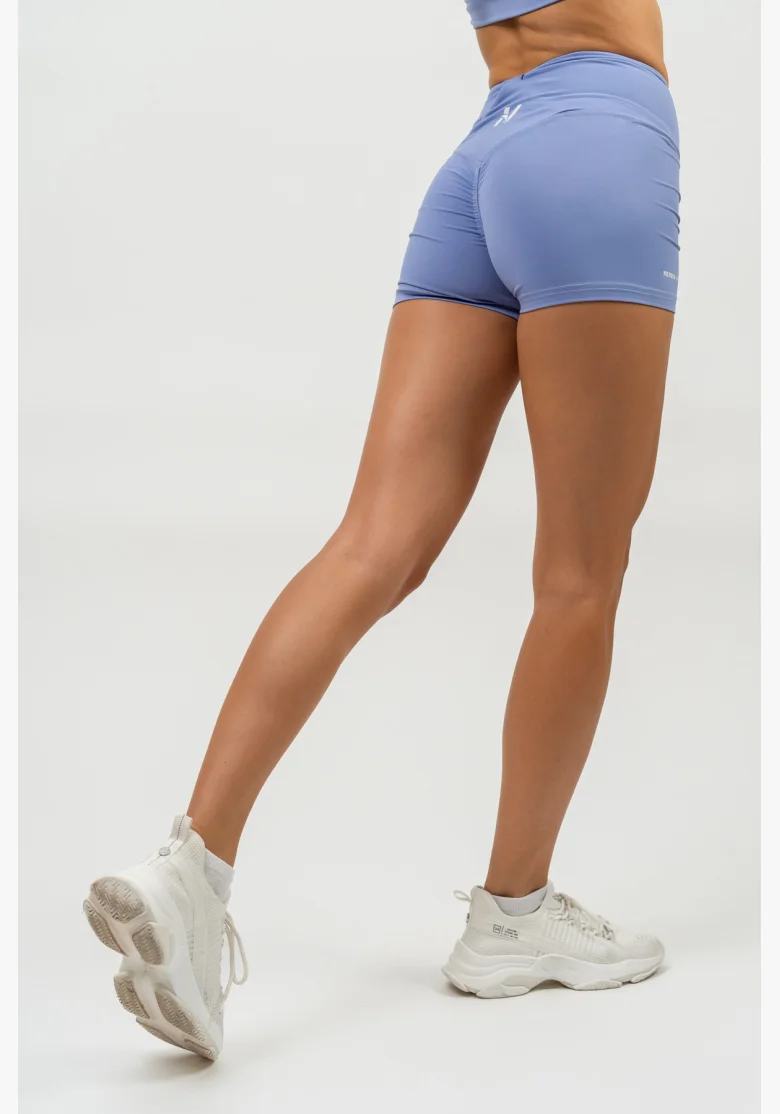 NEBBIA • Pantaloni short in leggings con vita alta AGILE viola • NebShop.it