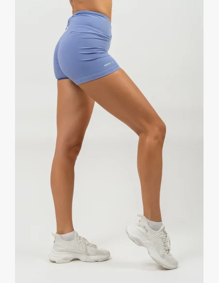 NEBBIA • Pantaloni short in leggings con vita alta AGILE viola • NebShop.it