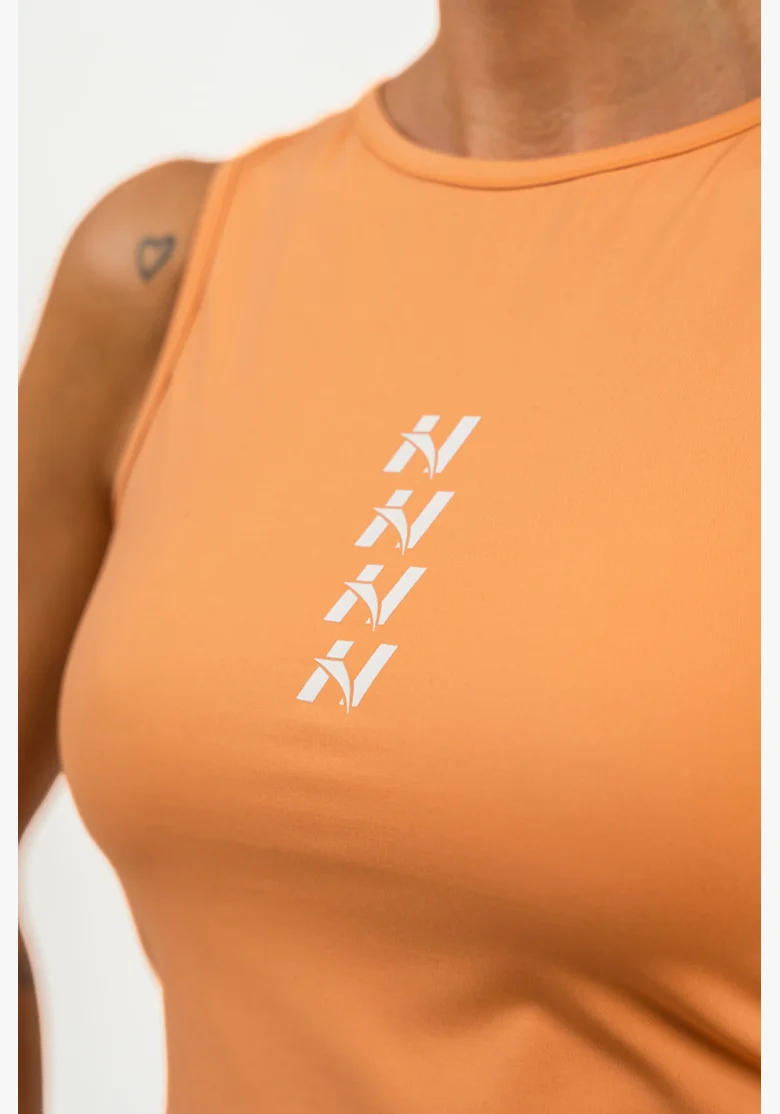 NEBBIA • Crop top canotta CONFIDENCE arancione • NebShop.cz