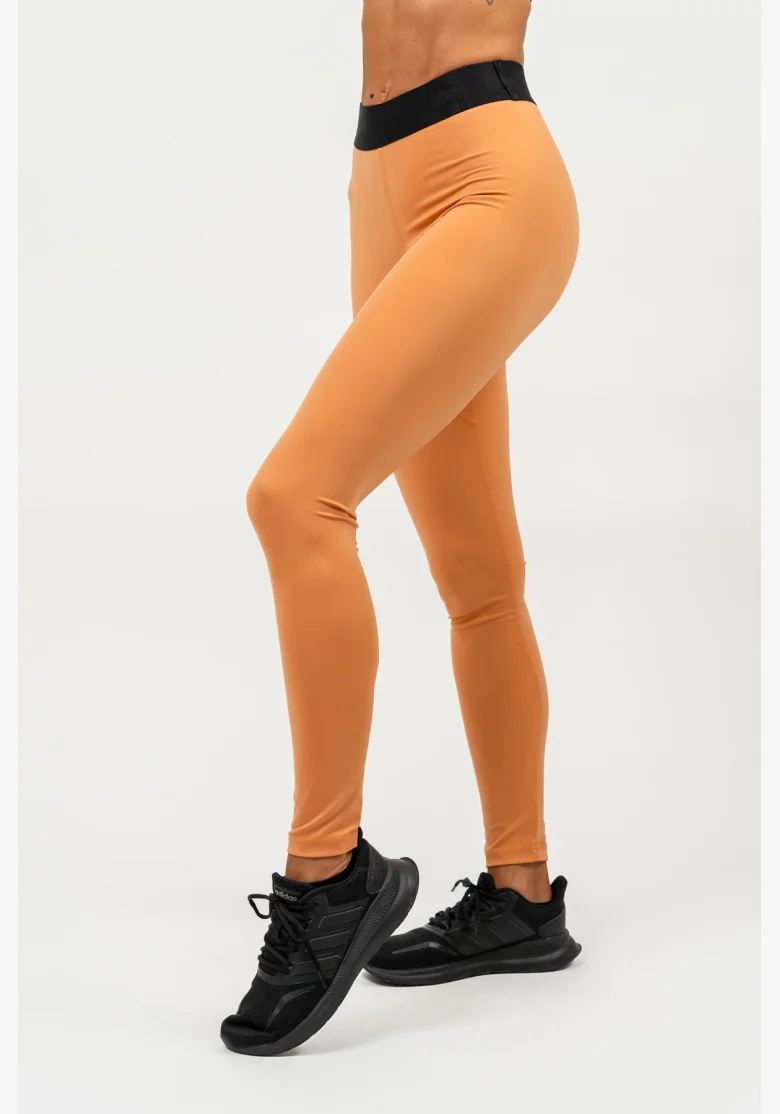 NEBBIA • Leggings a vita alta ELITE arancione • NebShop.it