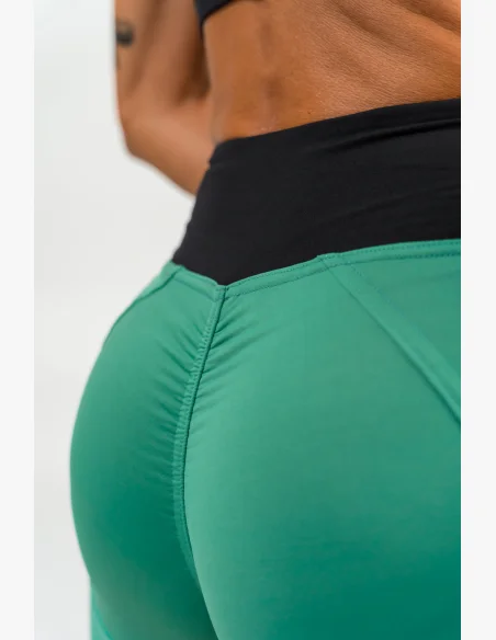 NEBBIA • Leggings a vita alta SIGNATURE verde • Nebshop.it