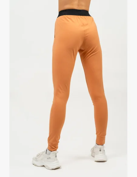NEBBIA • Leggings slim fit con tasche GYM SPIRIT arancione • Nebshop.it