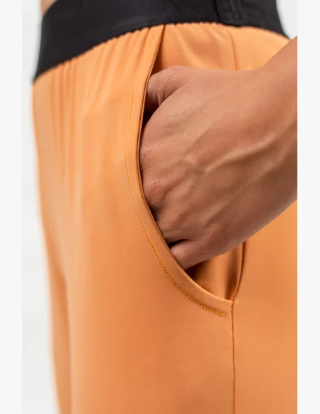 NEBBIA • Leggings slim fit con tasche GYM SPIRIT arancione • Nebshop.it