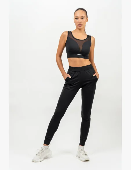 NEBBIA • Leggings slim fit con tasche GYM SPIRIT nera • Nebshop.it