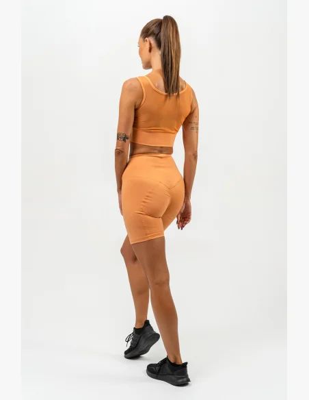 NEBBIA • Pantaloni da ciclismo con vita alta ELITE arancione • Nebshop.cz