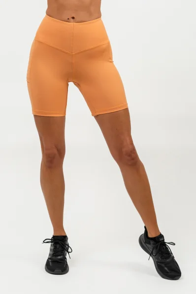 NEBBIA • Pantaloni da ciclismo con vita alta ELITE arancione • Nebshop.cz