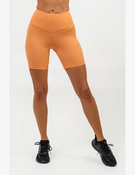 NEBBIA • Pantaloni da ciclismo con vita alta ELITE arancione • Nebshop.cz