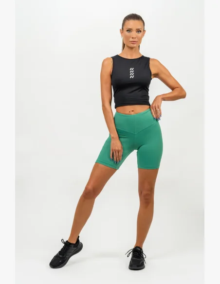 NEBBIA • Pantaloni da ciclismo a vita alta ELITE verde • Nebshop.it