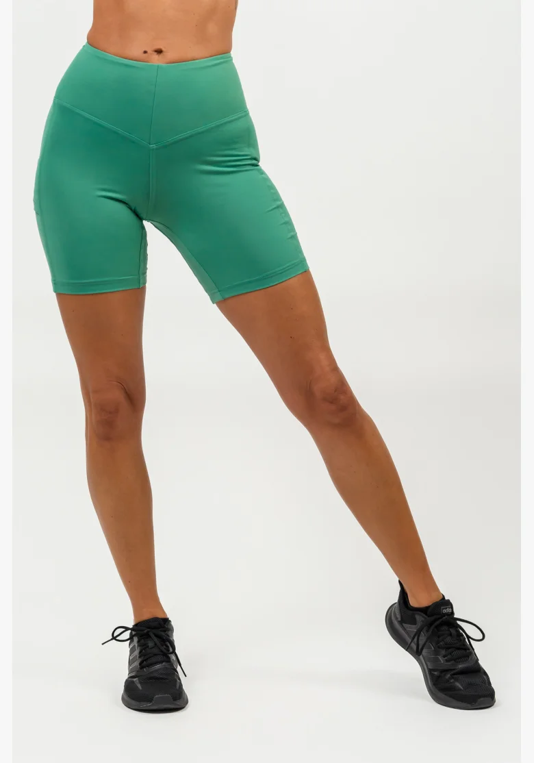 NEBBIA • Pantaloni da ciclismo a vita alta ELITE verde • Nebshop.it