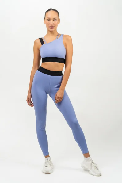 NEBBIA • Reggiseno sportivo asimmetrico ELITE viola • Nebshop.it