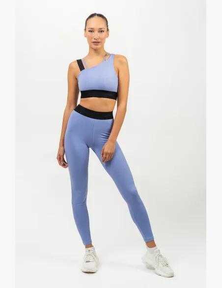 NEBBIA • Reggiseno sportivo asimmetrico ELITE viola • Nebshop.it