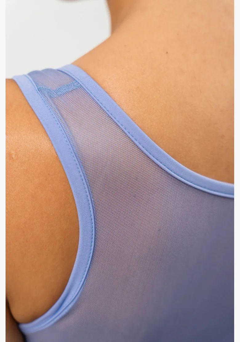 NEBBIA • Reggiseno sportivo con rete PERFORMANCE viola • Nebshop.cz