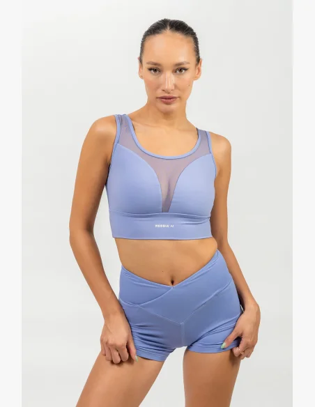 NEBBIA • Reggiseno sportivo con rete PERFORMANCE viola • Nebshop.cz