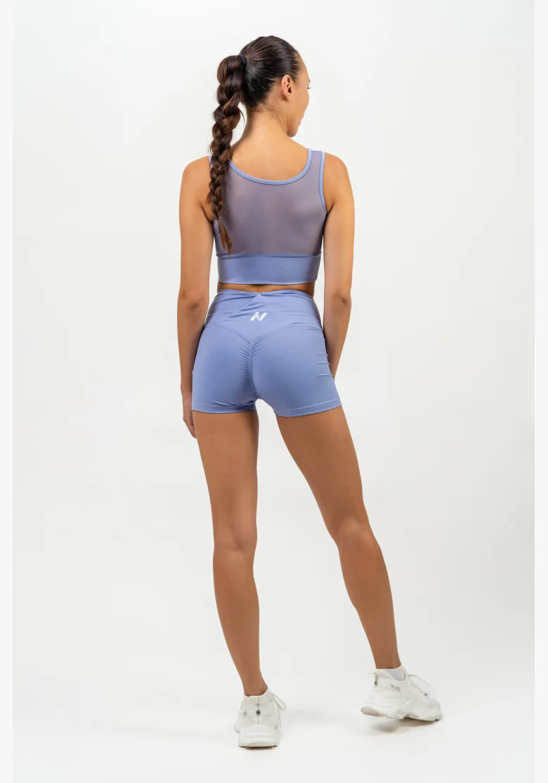 NEBBIA • Reggiseno sportivo con rete PERFORMANCE viola • Nebshop.cz