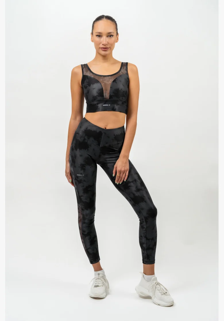 NEBBIA • Reggiseno sportivo con rete IMPACT nero • Nebshop.it