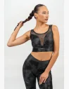 Pronta a supportarti in ogni momento, questo reggiseno sportivo con opzione di imbottitura è progettato per farti sentire a tuo agio e libera allo stesso tempo